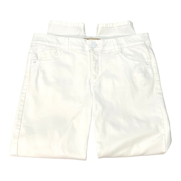 Democracy Abroad Technology Optic White Stretch Skinny Jeans Women’s 12 - Picture 9 of 14